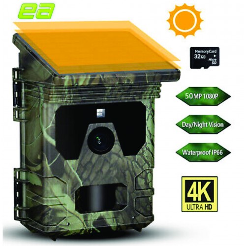 HC-600A Solar Trail Camera 50 MP 4K with IR Night Vision HC-600A Solar Trail Camera 50 MP 4K with IR Night Vision