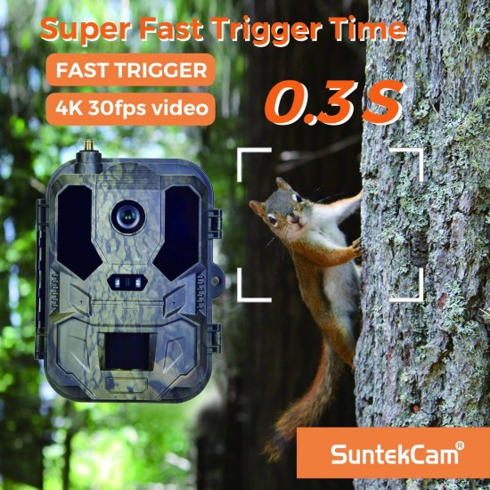 Revolucionarna Suntek HC960Ultra Lovska Kamera Slika v živo in 4K Snemanjem Revolucionarna Suntek HC960Ultra Lovska Kamera Slika v živo in 4K Snemanjem