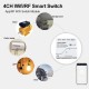 WiFi 4CH switch + temp probe WiFi 4-channel smart switch with temperature sensor (Tuya/Smart Life)