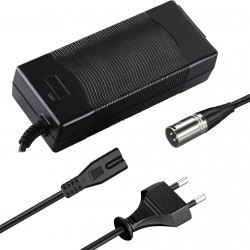 Polnilnik 24V 29,4V 2A za litijeve baterije s 3-polnim Canon/XLR priključkom