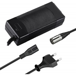 24V 29.4V 2A Lithium Battery Charger with 3-Pin XLR/Canon Connector
