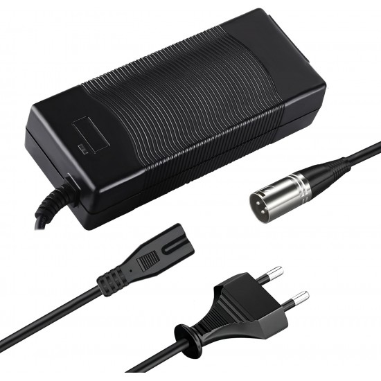 29.4V 2A lithium battery charger with 3-pin Canon XLR connector