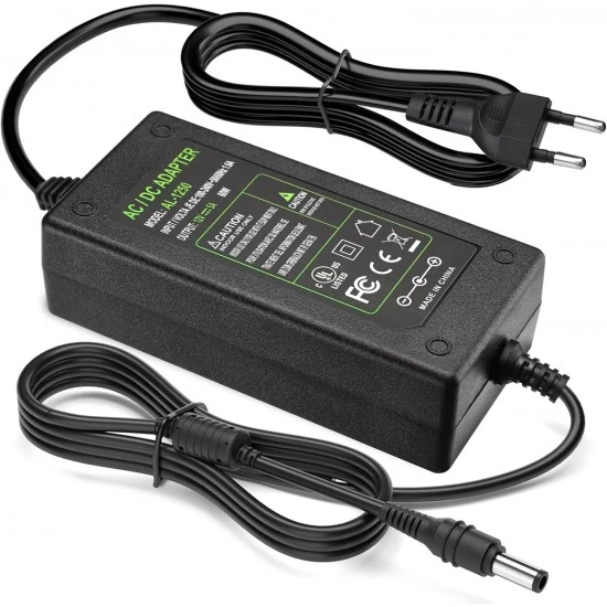 12V 5A 60W universal power adapter 5.5x2.1mm