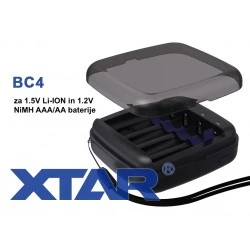 Xtar BC4 polnilnik za 1.5V Li-Ion / 1.2V NiMh AA in AAA Xtar BC4 polnilnik za 1.5V Li-Ion / 1.2V NiMh AA in AAA