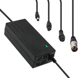 Universal 24V 25.2V 2A Charger for Electric Scooters & E-Bikes (4 Connectors)