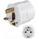 Travel adapter for UK, Malta, Singapore and Malaysia Goobay 45353 adapter for England and Ireland