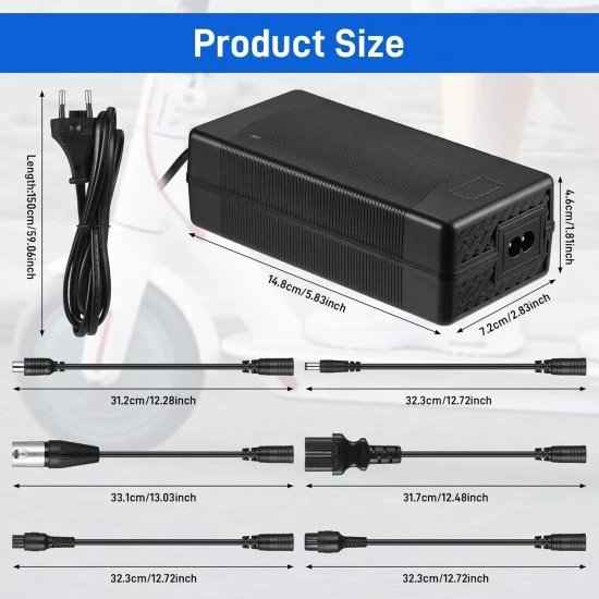 Universal 54.6V 2A Charger for 48V Batteries Universal 54.6V 2A Charger for 48V Batteries