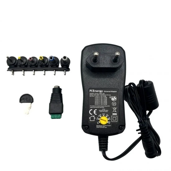 PCE24-1000-UNI universal AC DC power supply 9-24V 1A 24W