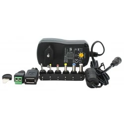 PCEnergy PCE2250UNI Stabilized DC Power Adapter 3–12V 2250mA