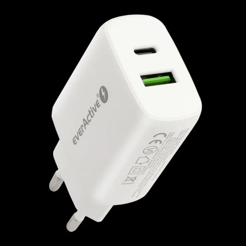 everActive SC-370Q – Fast USB Charger QC3.0 + USB-C PD/PPS 25W everActive SC-370Q – Fast USB Charger QC3.0 + USB-C PD/PPS 25W