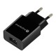 Smartphone charging with USB wall charger everActive SC-100B compact USB charger 1A
