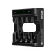 XTAR L4 polnilnik AA AAA za 1,5 V Li-ion in NiMH akumulatorje XTAR L4 štirikanalni USB-C polnilnik za AA AAA 1,5 V Li-ion in 1,2 V NiMH akumulatorje