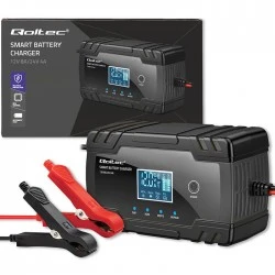 Qoltec 52490 intelligent microprocessor charger 12V 8A / 24V 4A with repair function AGM GEL