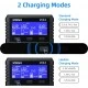 XTAR VX4 Visible Mixer LCD display showing charging and capacity test XTAR VX4 Visible Mixer smart battery charger front view