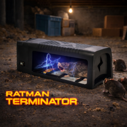 RATMAN M8 TERMINATOR Rechargeable Electronic Mouse & Rat Trap (No Poison) RATMAN M8 TERMINATOR Rechargeable Electronic Mouse & Rat Trap (No Poison)